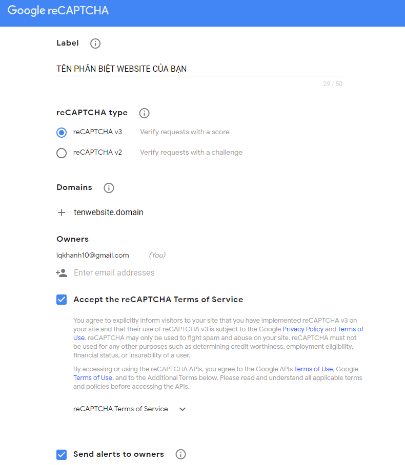 Hướng dẫn chi tiết tích hợp Google reCAPTCHA v3 với Elementor Pro - Ảnh 7