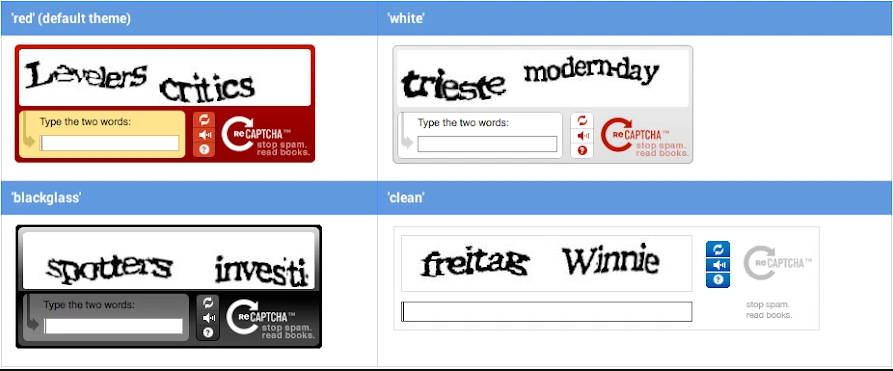 Recaptcha v1